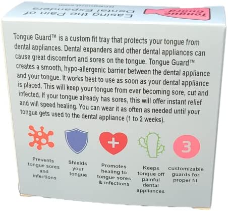 RPE Tongue Guard: Prevents and Helps Heal Tongue Sores Caused by Dental Expanders