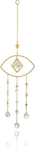 jia ning Sun Catchers Sun Catchers Crystal Light Catchers, Window hangings, Home Decor, Crystal Window Decorations, Rainbow Makers (Four Crystals)