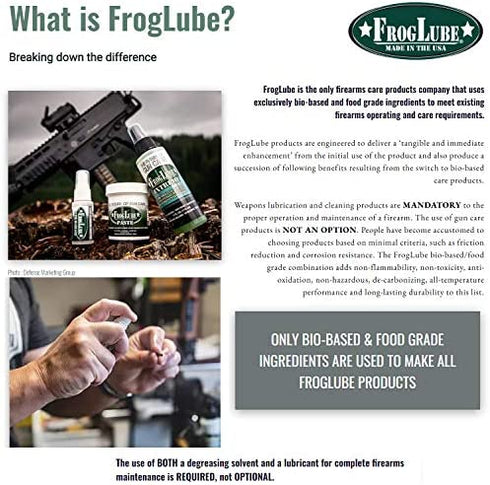 FrogLube FrogTube 5 Piece Kit (1 oz Solvent/1.5 oz Extreme Liquid/4 oz CLP paste)