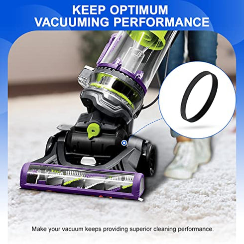 LANMU Replacement Belts Compatible with Bissell Models 2252, 2254, 22543, 2256, 2258, 2259, 2260, 2316, 2739, 1793, 1309 Powerlifter/ CleanView Swivel Rewind Pet Vacuum (2-Pack)