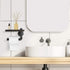 NEX Industrial Toilet Paper Holder, Wall Mounted Toilet Roll Tissue Holder Stand with Wooden Shelf for Bathroom, Espresso