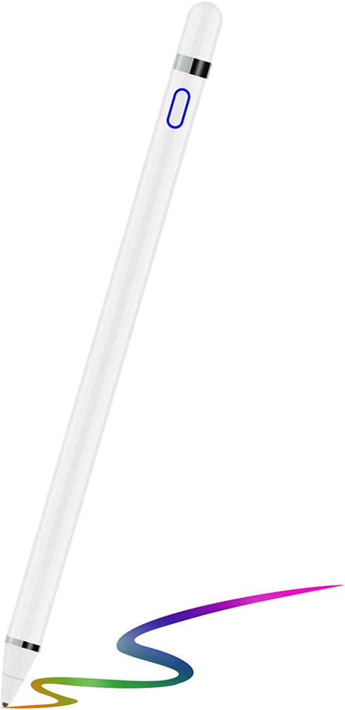 Stylus Pen Touch Screen Pencil: Active Stylus Pens Compatible for Apple iPhone iPad HP DELL Tablet Phone Laptop Chromebook Kindle Fire - Fine Point Digital Capacitive Drawing Pencil