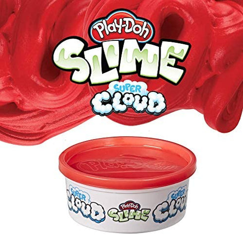 Play-Doh Super Cloud Single Can of Red Fluffy Slime Compound for Kids 3 Years & Up
