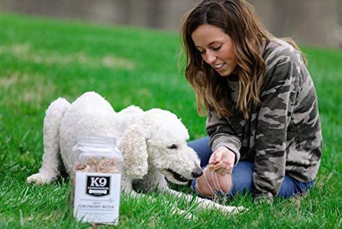 K9 Connoisseur Low to Odor Free Trachea Dog Chews For Dogs Made In USA Natural Dog Treats for Large Dogs Aggressive Chewers Also the Best For Medium & Small Breed Dogs (Mobility Crunchy O's - 8oz Bag)