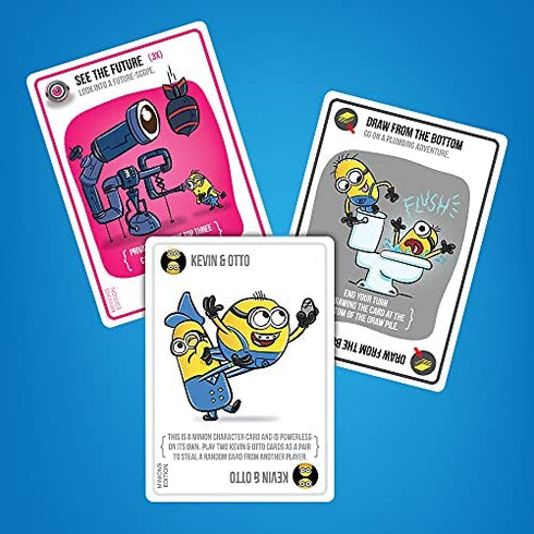 Exploding Minions by Exploding Kittens - A Russian Roulette Card Game, Easy Family-Friendly Party Games - Card Games for Kids, Teens & Adults - 2-5 Players