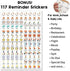 Desk Calendar 2023-2024, Monthly Desktop Calendar, Standing Flip Calendar with Thick Paper(Jan. 2023 - Jun. 2024, 10" x 8.25" ), Academic Year Standing Desk Calendar with Planner Stickers