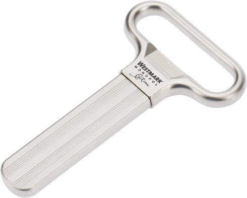 Monopol Westmark Germany Steel Two-Prong Cork Puller with Cover (Silver Satin)