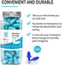 Lysian Ultra Soft Foam Earplugs 60 Pairs, 38dB SNR Ear Plugs for Sleeping, Travel, Shooting (Lake Blue)