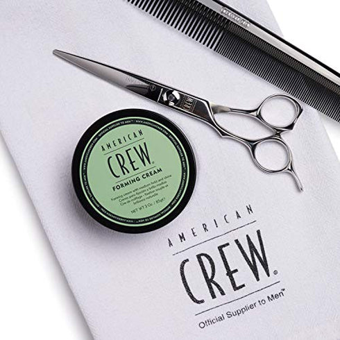 Men's Hair Forming Cream by American Crew, Like Hair Gel with Medium Hold with Medium Shine, 1.75 Oz (Pack of 1)