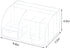 FEMELI Office Desk Organizer and Accessories, Acrylic Desk Organizer with 8 Compartments + 1Drawer(Clear)