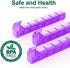 TookMag Extra Large Pill Organizer 7 Day, XL Daily Pill Cases Weekly Pill Box, Oversize Daily Medicine Organizer for Pills / Vitamin / Fish Oil / Supplements (Purple)