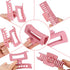 Hair Claw Clips 8 PCS 4.1" Rectangular French Design Hair Clips Large Claw Clip for Women Girls Jaw Clips