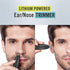 ConairMan Ear and Nose Hair Trimmer for Men, Cordless Lithium-Powered Trimmer, Patent 360 Bevel Blade for No Pull, No Snag Trimming Experience