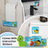 Potty-Training-Chart-with-35 Reusable Magnetic-Stickers. A Dinosaur Potty Chart That Reward Toddlers – Motivational Toilet Potty Training Stickers Chart for Boys & Girls (Dinosaurs)