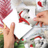 The Best Card Company Variety Pack of 10 Christmas Greeting Cards with Envelopes, Humor Holiday Assortment for Men and Women (10 Designs, 1 Each) - Bear Hugs AM6327XSG-B1x10
