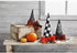 Mud Pie Witch Hat Halloween Table Sitter, Medium 6" x 4 1/2" Dia, Black
