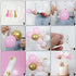 Balloon Birthday Cake Topper Mini Balloon Garland Cake Topper Confetti Acrylic Happy Birthday Cupcake Topper for Birthday Cake Supplies Decorations