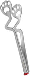 DOITOOL Stainless Steel Kitchen Tongs Cat Paw Tongs Food Serving Tongs Barbecue Cooking Grilling Non Slip Tong Kitchen Utensil Gadgets