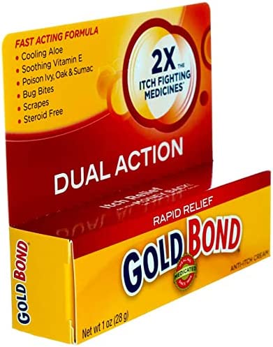 Gold Bond Rapid Itch Relief Maximum Strength 1oz Cream (3 Pack)