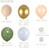 146Pcs Avocado Green Balloons Garland Arch Kit Retro Green Chorme Gold Latex Globos Birthday Valentine Wedding Party Decors 2021