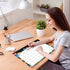 Desk Calendar 2023-2024 - Large Desk Calendar 2023-2024, Jan 2023 - Jun 2024, 17" x 12", Desk Pad, Large Monthly Blocks, Calendar with Tear Off Design, 2 Corner Protectors & 2 Hanging Hooks