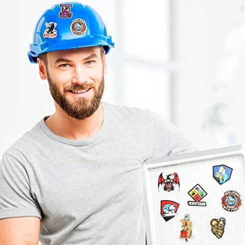 200 pieces Welding Stickers Hard Hat Stickers Welder Stickers Decals, Tool Box Stickers Funny Stickers for Helmet Welding Construction Iron Worker Lineman Oilfield Electrician Decals