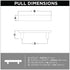 Franklin Brass Bayview Brass Simple Chamfered Pull, Cabinet Handles and Drawer Pulls for Kitchen Cabinets and Dresser Drawers, 3 Inch (76mm), 10-Pack, P40844K-117-C, Cabinet Hardware