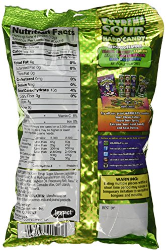 Warheads Extreme Sour Hard Candy 3.25oz Assorted Flavors