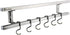 Magnetic Knife Holder for Wall - Metal Knife Magnetic Strip 18 Inch - Stainless Steel Knife Magnet Bar Rack With Hooks - Kitchen Utensil Holder and Knife Storage Holder