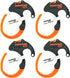 Cable Cuff PRO (4 Pack: 4x Medium 2 Inch Diameter) Adjustable, Reusable, Cable Tie Replacements for Extension Cords or Electronics