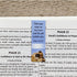 Christian Art Gifts Set of 6 Puppy Faces (Style #2) Inspirational Magnetic Bible Verse Bookmark, Size Small 2.3" x .75"
