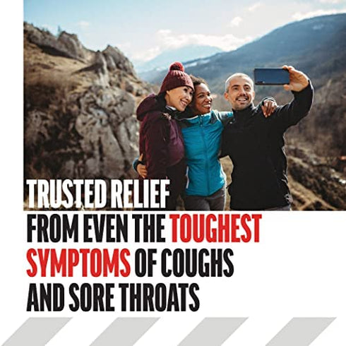 Fisherman's Friend Cough Drops, Cough Suppressant and Sore Throat Lozenges, Original Extra Strong, 10mg Menthol, 228 Drops (6 Packs of 38)