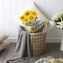 Hexagram Rustic Sunflower Pillow Covers 18 x 18 Set of 4 Decorative Farmhouse Cow Truck Design Soft Linen Throw Pillow Cover Cushion Case for Sofa Bench Living Room Indoor Outdoor Home Decor