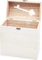 Juvale Rustic Card Box for Wedding (White, Pack of 1)