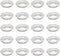 50 Pack Round Aluminum Foil Pans Disposable Containers with Straight Walls for Storing, Baking, Meal Prep Reheating Freezer Oven Safe