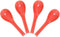 Japanese Red Ramen Soup Hook Spoons, Set of 4