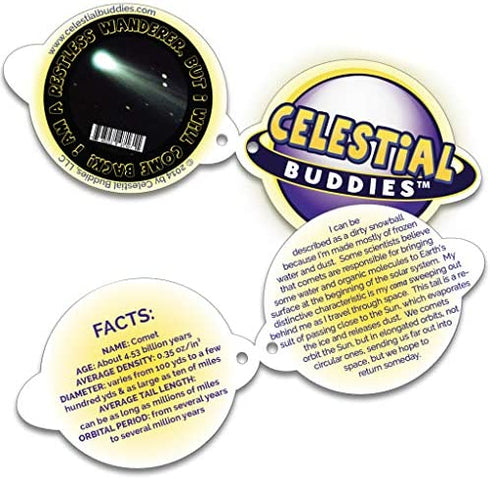 Celestial Buddies Comet Buddy Learning Science Astronomy Space Solar System Educational Plush Blue Planet Toys