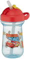 The First Years Disney/Pixar Cars Straw Sippy Cup with Flip Top for Toddlers, 10 Ounce