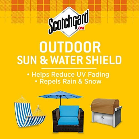 Scotchgard Outdoor Water & Sun Shield Fabric Spray, Water Repellent Spray for Fall and Winter Outdoor Gear and Patio Furniture, Fabric Spray for Outdoor Items, 10.5 oz