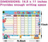 Dry Erase Chore Chart for Kids Reward Chart Reusable Self-Adhesive Behavior Chart for School Home Classroom 8 Pack