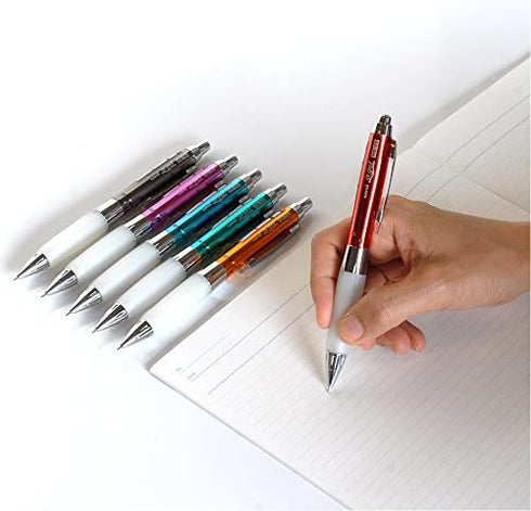 uni Alpha-Gel Shaker Mechanical Pencil with Slightly Firm Grip 0.5mm, Chrome Green (M5618GG1PC.6)