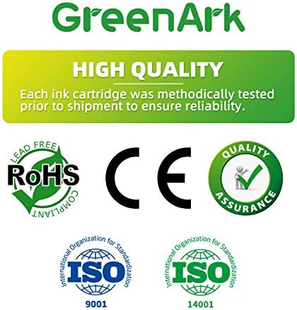 GREENARK Compatible Ink Cartridge Replacement for Canon CLI-251 GY Gray CLI-251GY XL Gray Ink Cartridge Work for Canon PIXMA MG6320 Pixma MG7120 Pixma MG7520 Pixma IP8720 Printers, 4 Pack 251XL GY