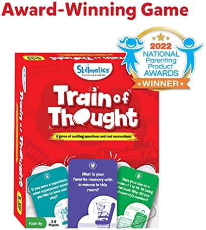 Skillmatics Card Game : Train of Thought | Gifts, Family Connection & Conversation Starters for 6 Year Olds and Up