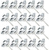 Kuqqi 25 Pcs 25mm Diamond Clear Crystal Upholstery Nails Sofa Headboard Nails Buttons Tack Furniture Tacks Wall Decor,Round Buttons with Metal Loop for DIY Decorative