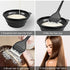 Yexixsr 5Pcs Professional Salon Hair Coloring Dyeing Kit, Hair Dye Color Brush and Bowl Set, Mixing Bowl, Angled Comb and Brush, Hair Clips