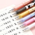 Jisomin Giant star Cute Milky Cow Pens, Retractable Gel Pens, Black Gel Ink Pens, 0.5mm, Bullet Point, Perfect for Office School Supplies Gifts for Boys Girls,Pack of 6pcs (Milky Cow)