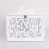 OurWarm DIY White Wedding Card Box with Lock PVC Card Box Graduation Card Box Perfect for Weddings, Baby Showers, Birthdays, Bridal or Baby Showers