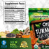 Organic Turmeric Tea Powder - Matcha Green Tea, Turmeric, Cinnamon, Ginger, Black Pepper - Natural Joint Support Supplement for Juice, Smoothie & Drinks - Vegan & Non-GMO - 30 Servings