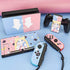 DLseego Switch Skin Sticker Pretty Pattern Full Wrap Skin Protective Film Sticker Compatible with Switch-Blue and Pink Sailor Moon