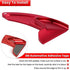 Steering Wheel Shift Paddle Extended Shifter Trim Cover for Dodge Challenger Charger Durango RT & Scat Pack 2015-2020, for Jeep Grand Cherokee 2014-2020 Interior Decoration Accessories (Red 2PCS)